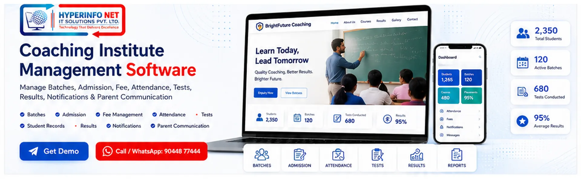Coaching Management Software by HyperInfonet IT Solutions
