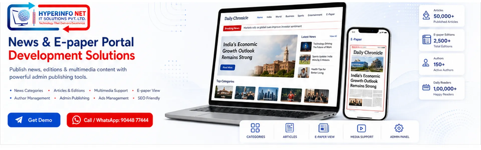News & ePaper Portal Development Solutions